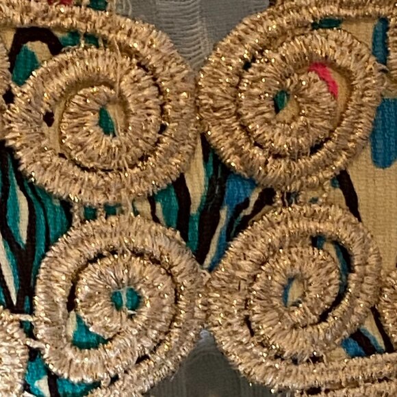 Lilly Pulitzer Dress Ember Shift Sea Oat Escapades In The Everglad Women Sz 8 - Picture 6 of 14